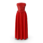 Corset Leather With Skirt