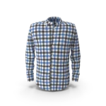 Blue & Black Check Shirt