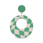 Green Oval Earring