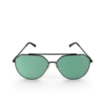 Green and Black Glasses