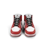 High-Top Sneakers Red & Black