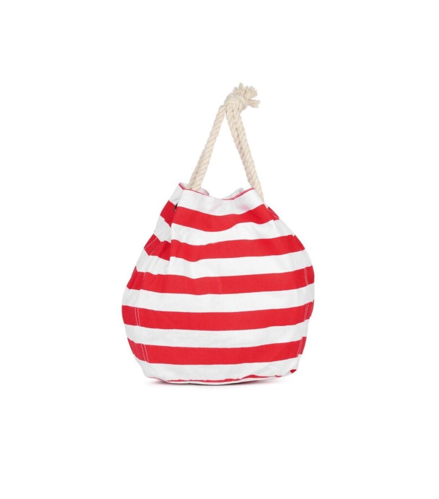 And Red Striped Tote Bag Handbag