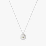August Birthstone Pendant Necklace