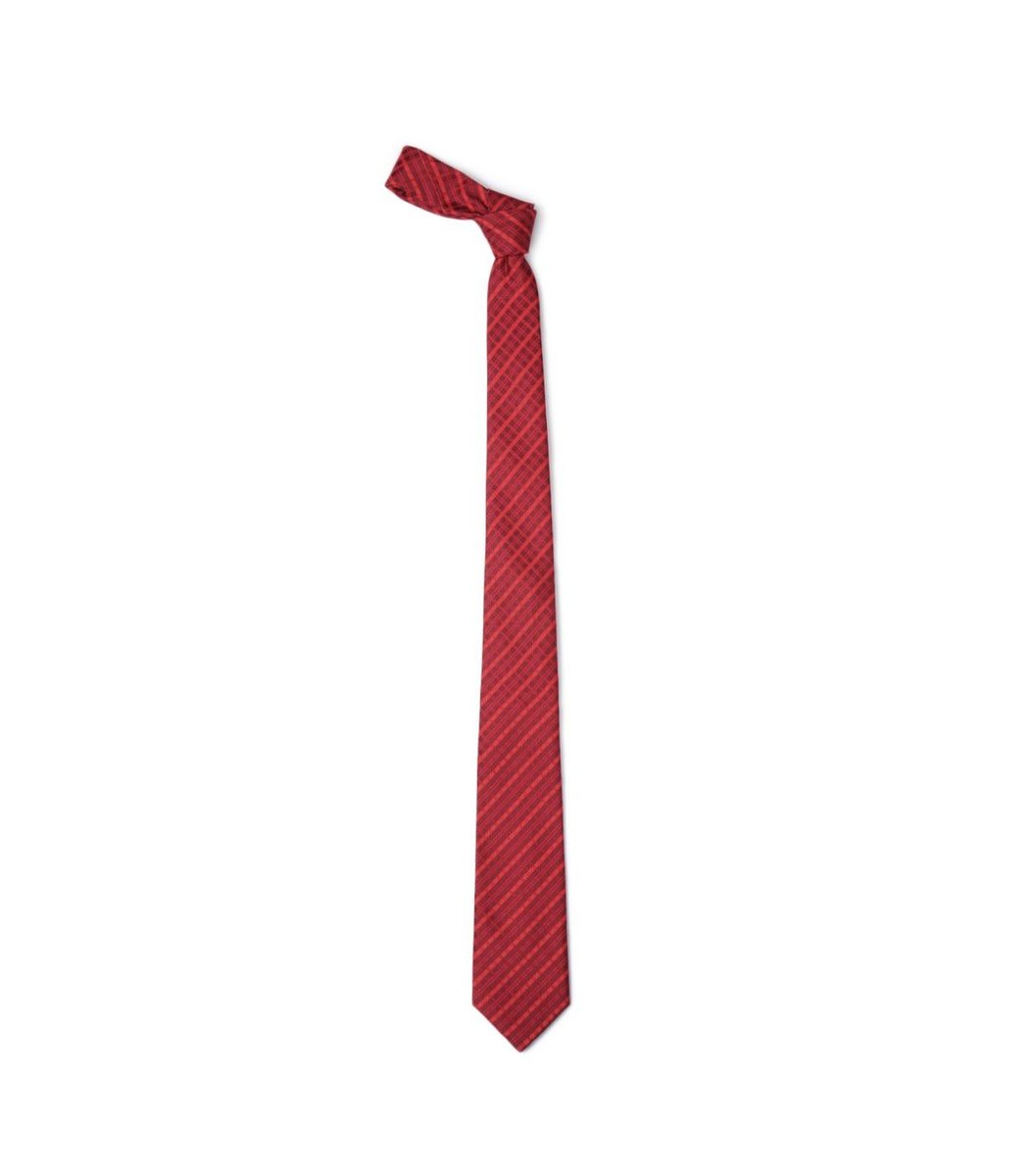 avenue-red-checked-tie Avenue Red Checked Tie