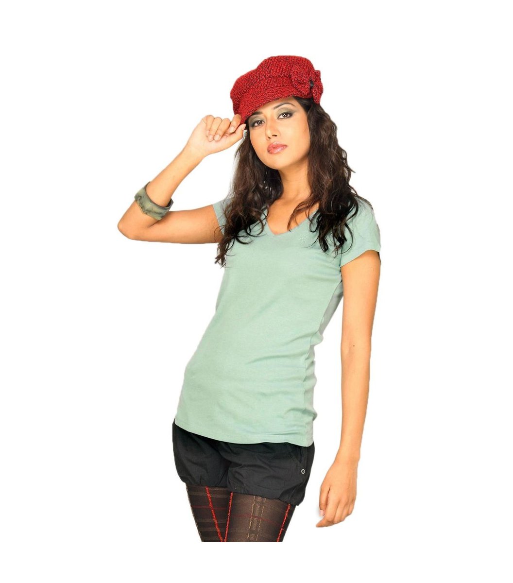 basic-neck-green-t-shirt Basic Neck Green T-shirt