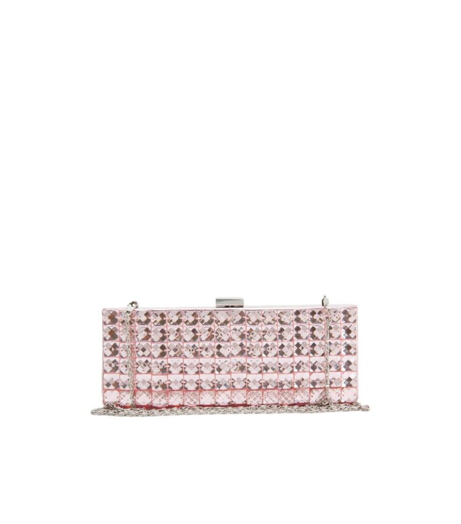 Beaded Pink Clutch