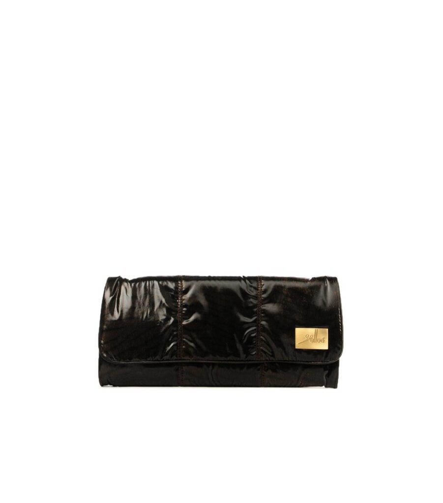 Black Animal Print Clutch