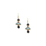 Black & Blue Earrings