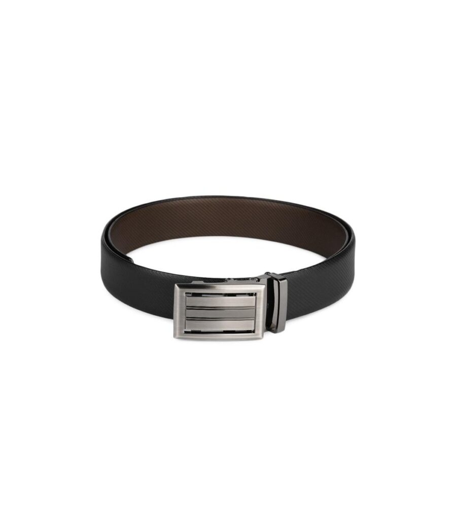 Black & Brown Reversible Leather Belt