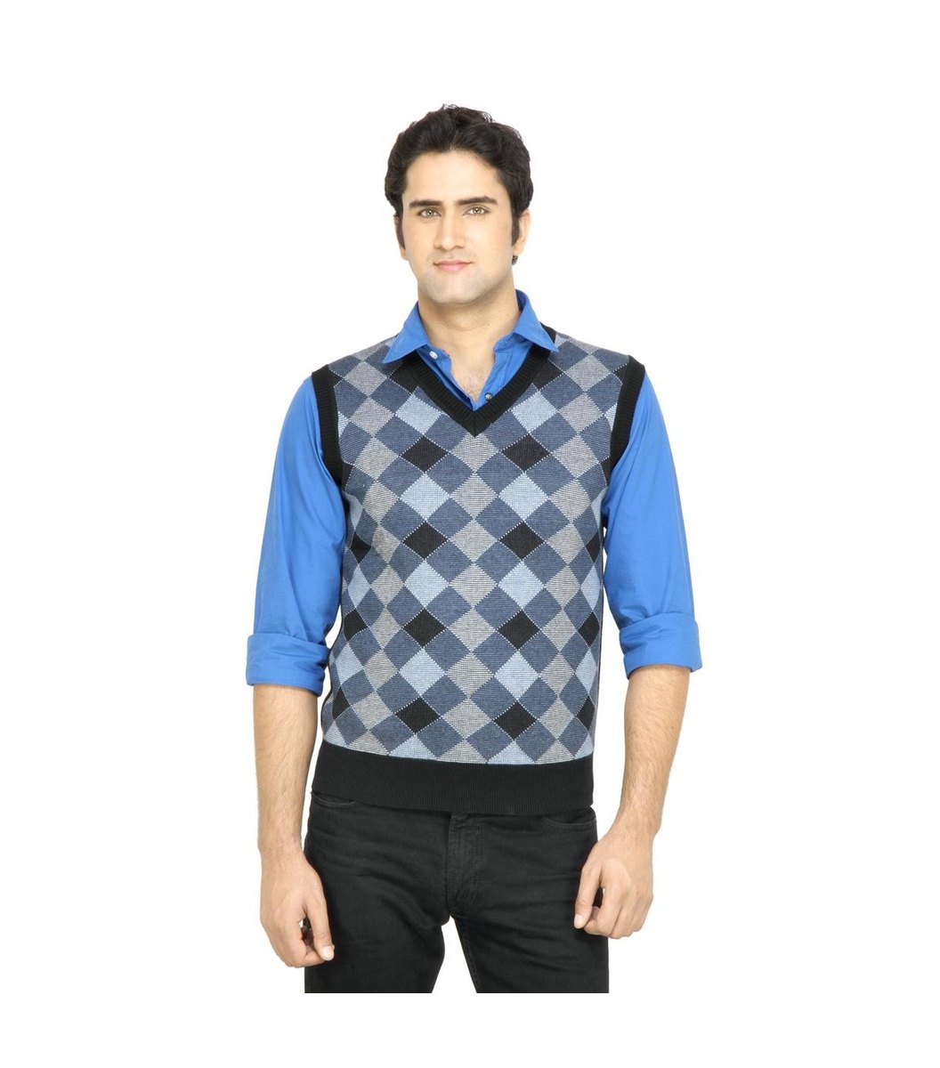 black-check-sweater Black Check Sweater