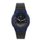 Black Dial Analogue & Digital Watch