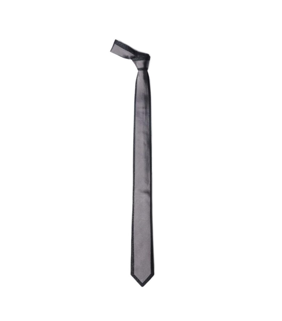 Black & Grey Silk Tie