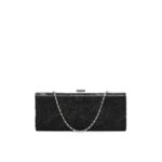 Black Lace Clutch