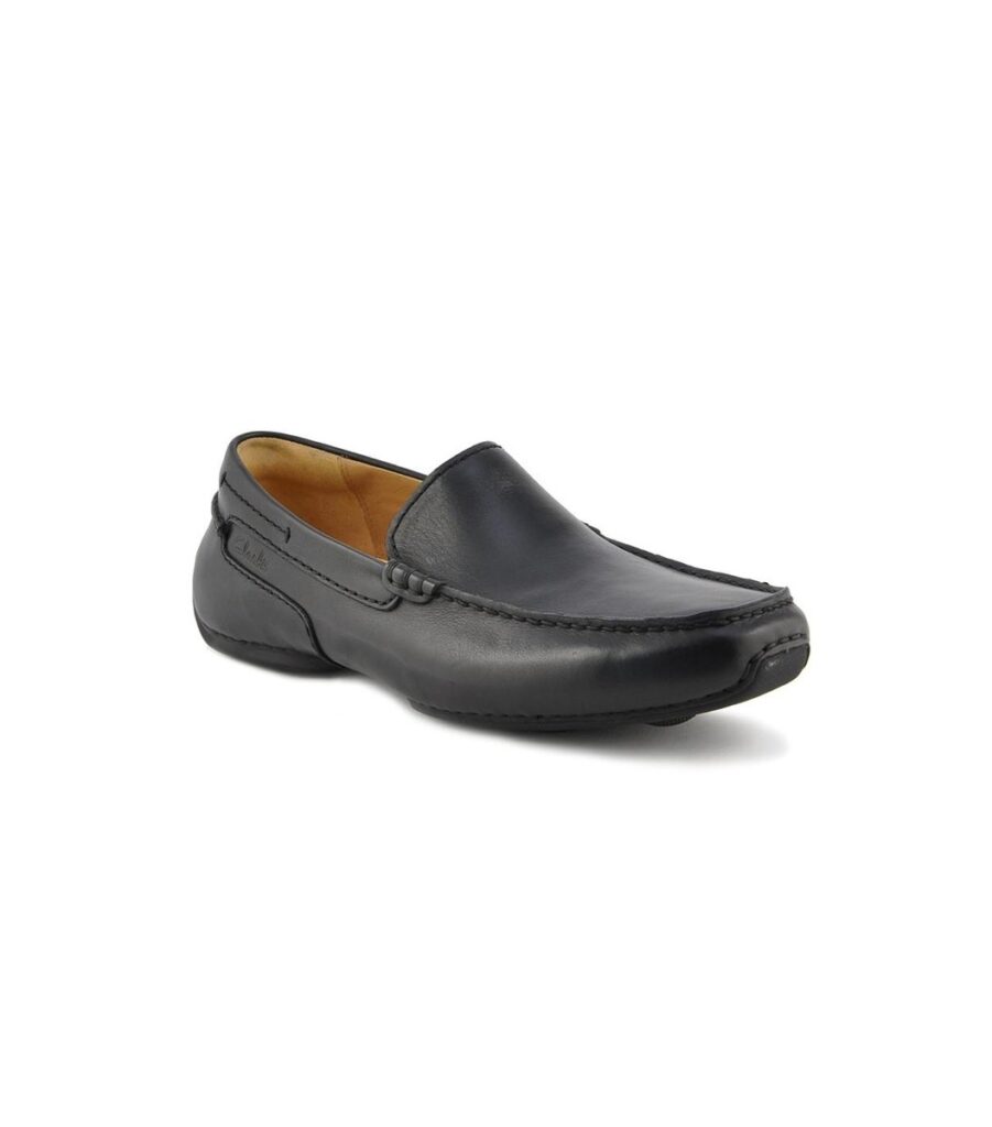 Black Leather Semiformal Formal Shoes