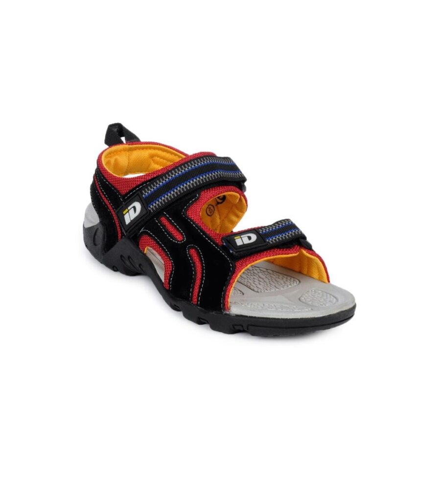 Black & Red Sandals