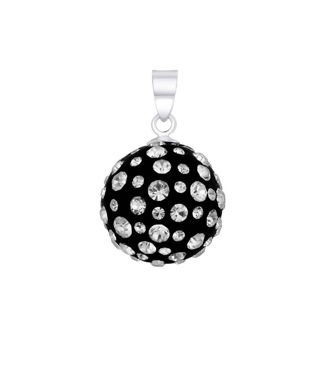 black-silver-pendant-with-chain Black Silver Pendant With Chain