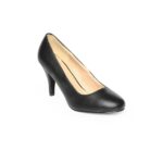 Black Solid Heels