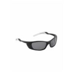 Black Sporty Wrap Sunglasses