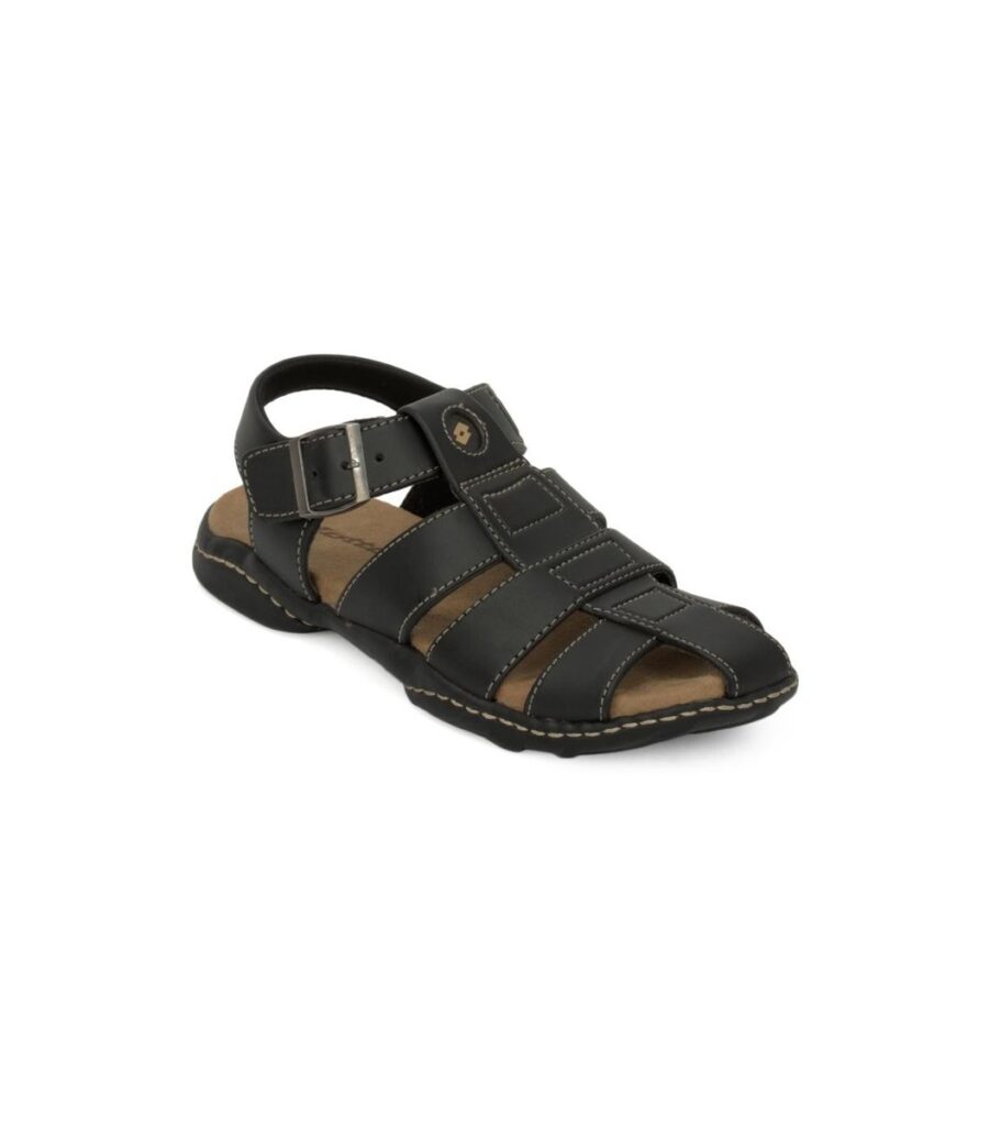 Black Tread Sandals