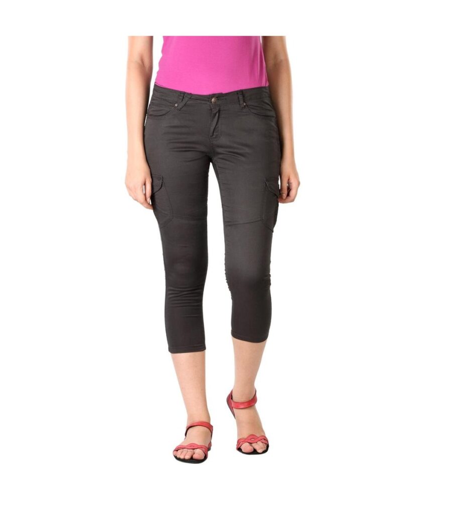 Black Trousers Capris