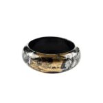 Black Wooden Bangle
