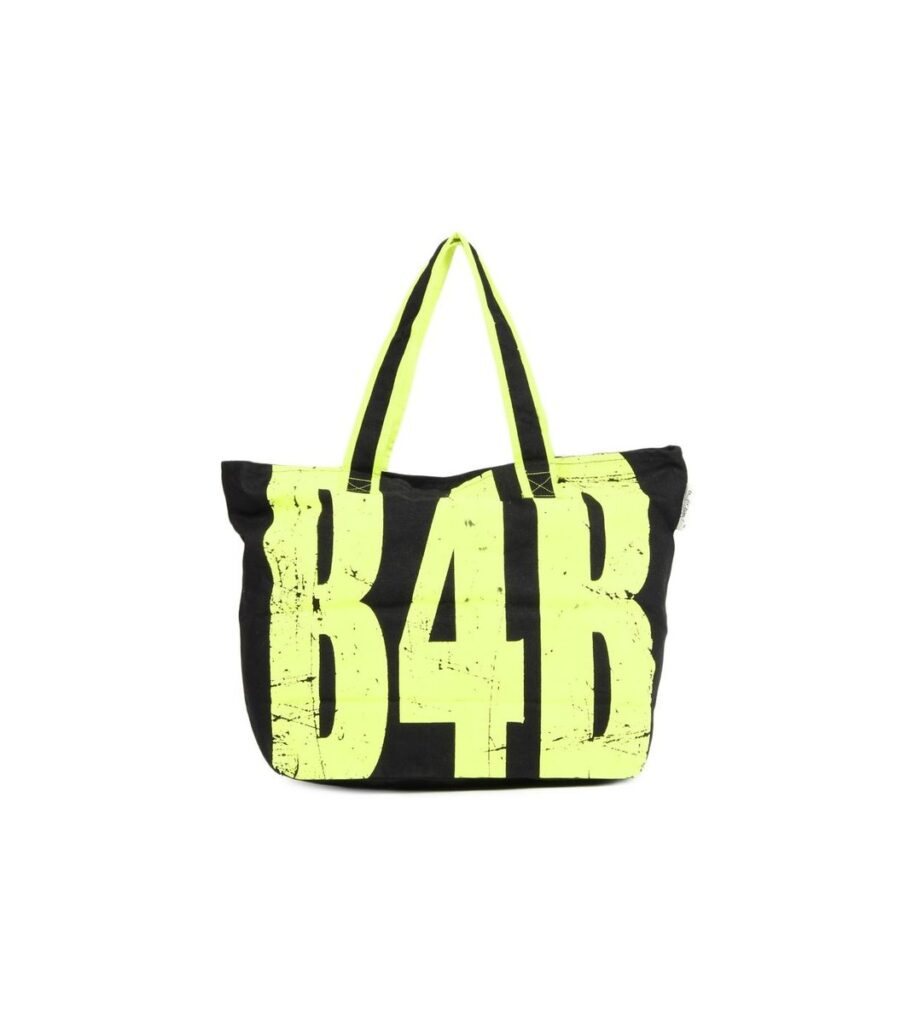 Black & Yellow Tote Bag Handbag
