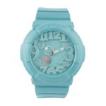 Blue Analogue & Digital Watch