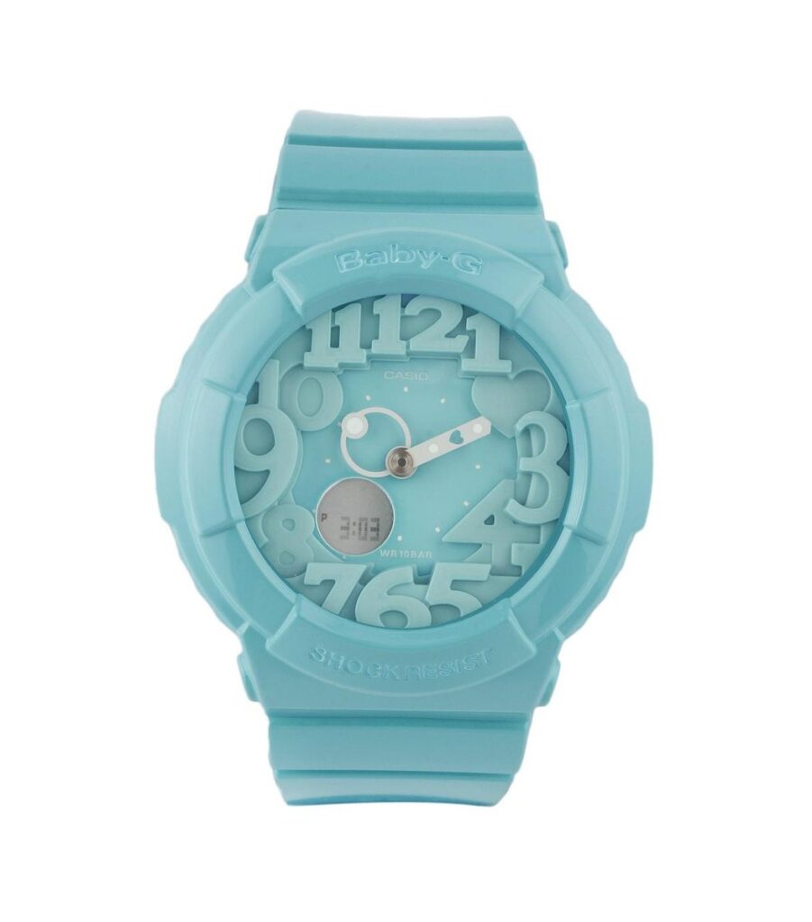 Blue Analogue & Digital Watch