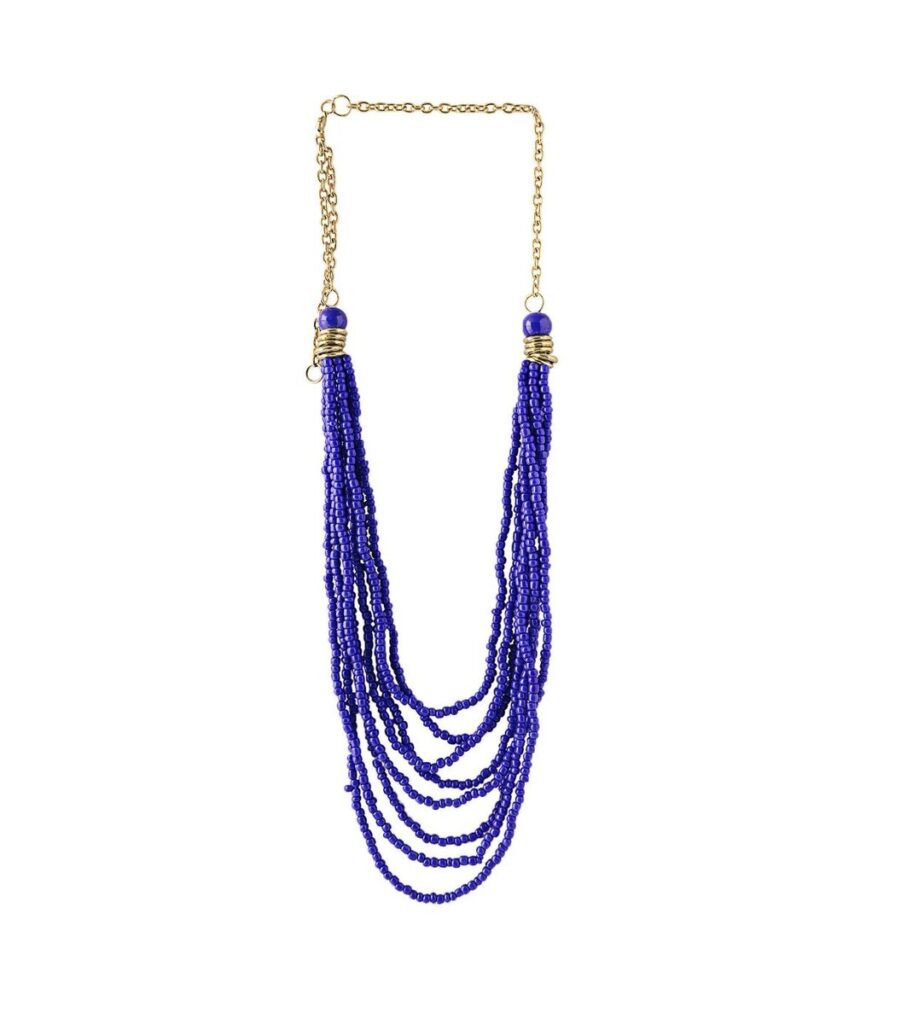 Blue Beaded Necklace