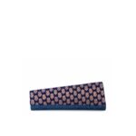 Blue Brocade Clutch