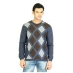 Blue Check Sweater