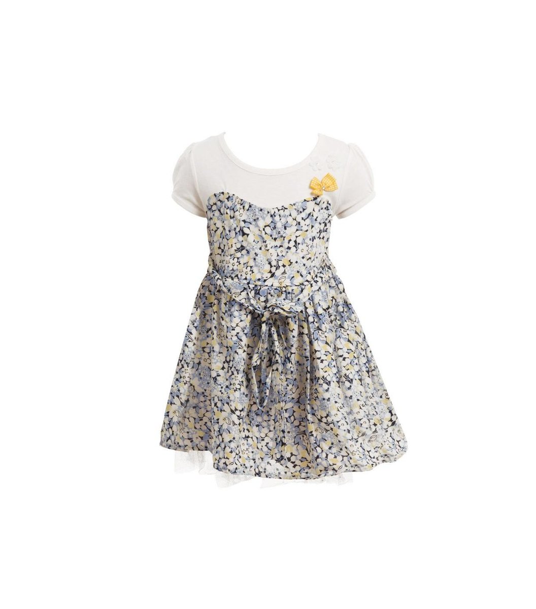 blue-printed-dress Blue Printed Dress