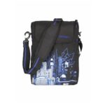 Blue Printed Messenger Bag