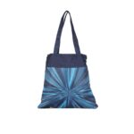 Blue Printed Tote Bag Handbag