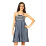 Blue Top Dress