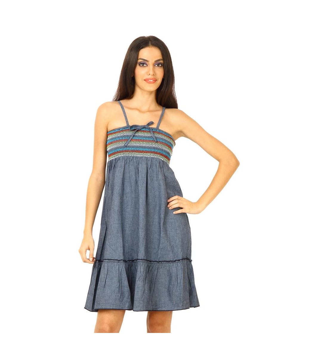 blue-top-dress Blue Top Dress