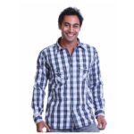 Blue & White Shirt
