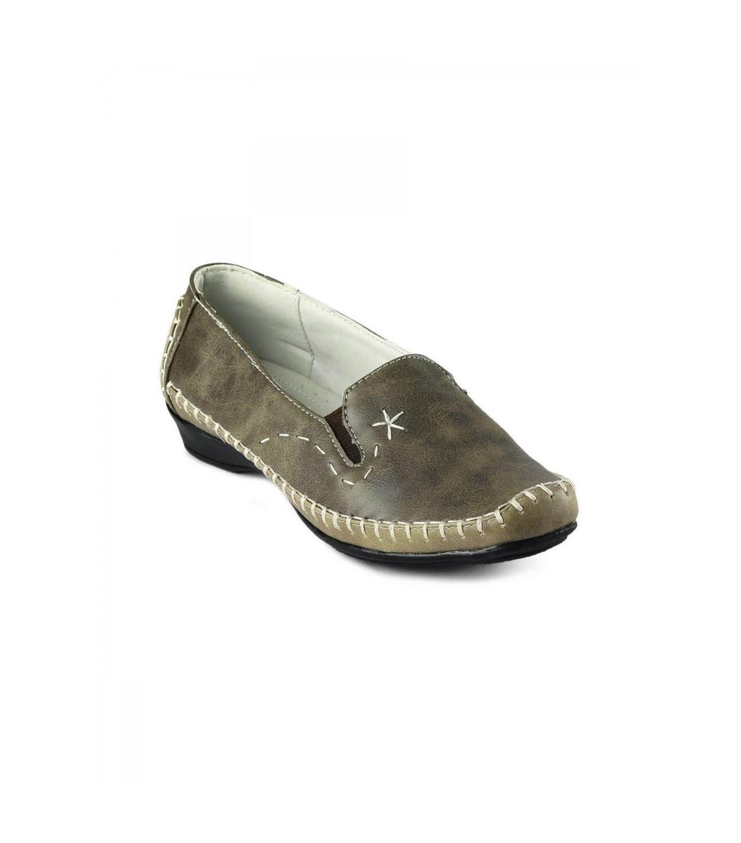 brown-casual-shoe-flats Brown Casual Shoe Flats