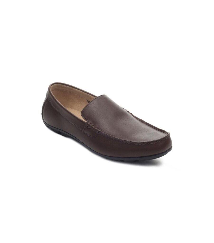 Brown Leather Loafers Shoes