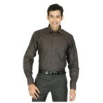 Brown Striped Shirt