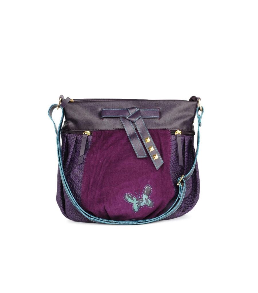 Butterfly Taj Purple Handbag