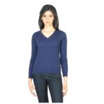 Cable Blue Sweater