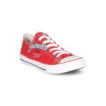 Canvas Red White Shoe