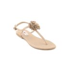 Casual Beige Flats Heels