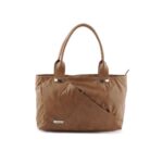 Casual Brown Handbag