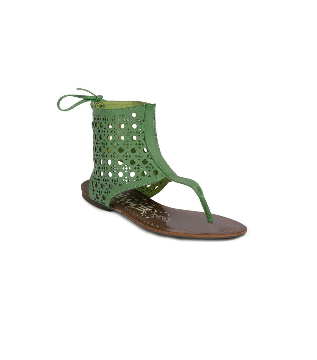 casual-green-flats-heels Casual Green Flats Heels