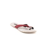 Casual Maroon Flats Heels
