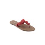 Casual Red Flats Heels