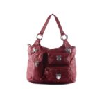 Casual Red Handbag