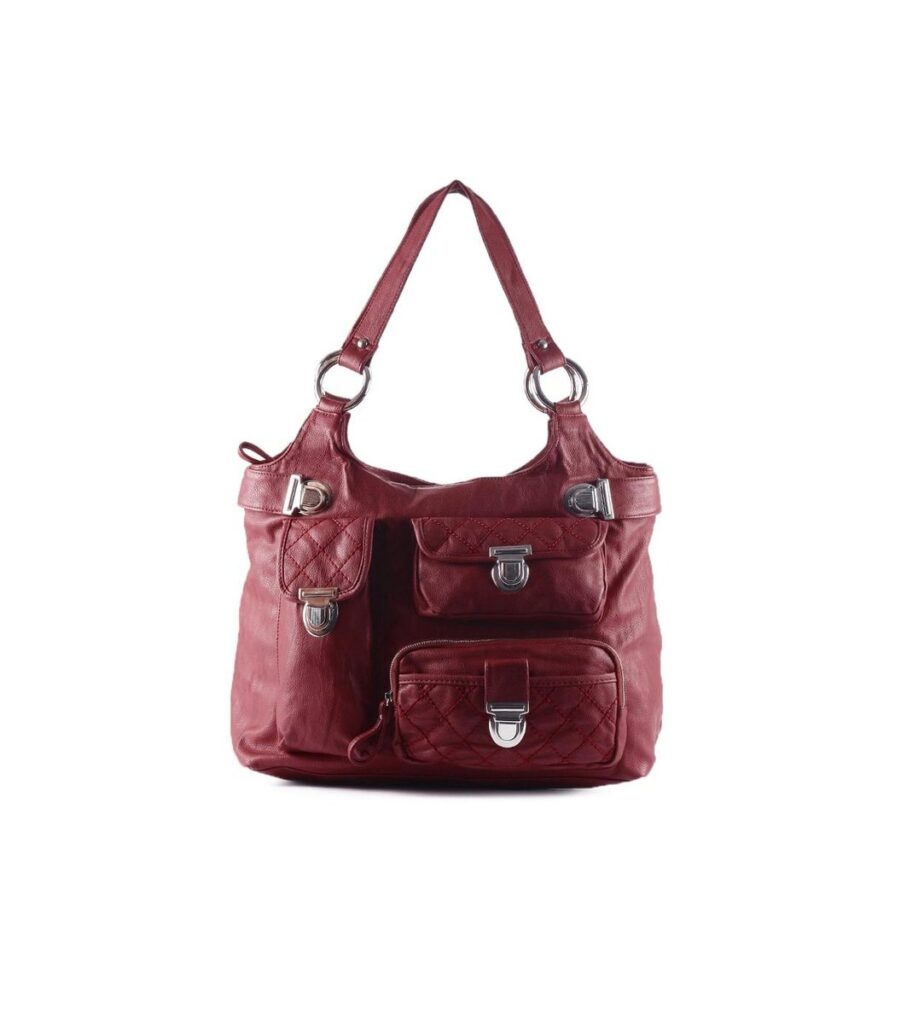 Casual Red Handbag